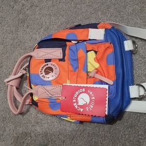 Camo Acne Studios mini backpack/ purse/cross body bag.